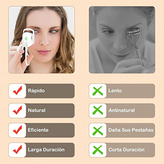 Rizador de Pestañas Eléctrico