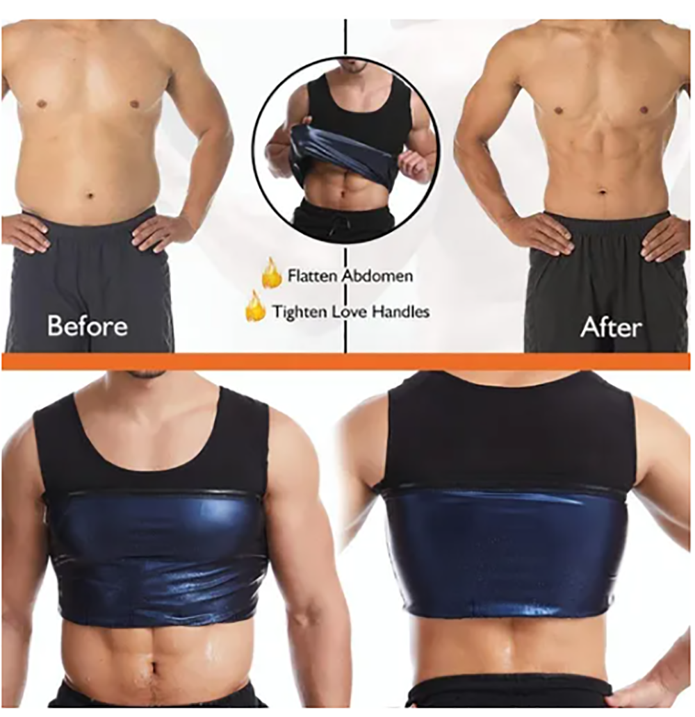 FAJA Chaleco SAUNA HOMBRE MOLDEADORA Unitalla